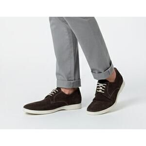 Bottega Marchigiana Italian Brown Suede Oxford Shoes IT 40 US Sz 7 New In Box